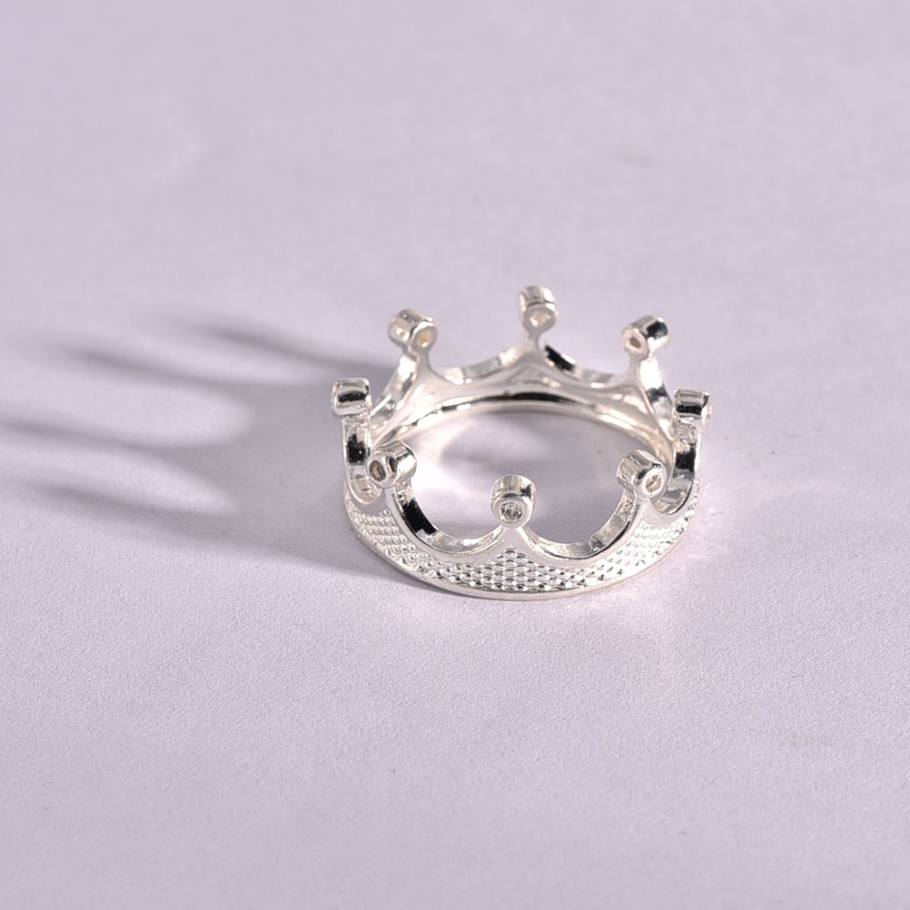 Crown Sterling Silver Ring